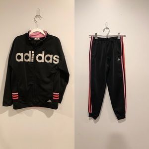 Girls adidas sweat set
